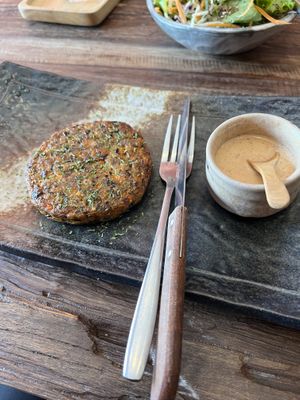 Bunless combo  #Veganuary at Kunda Vegan Vegetarian in Chiang Rai