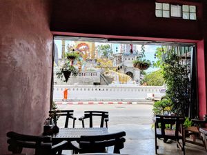 Beautiful view at Kunda Vegan Vegetarian in Chiang Rai