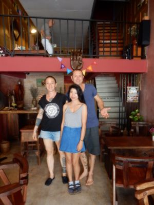 The lovely Kunda team at Kunda Vegan Vegetarian in Chiang Rai
