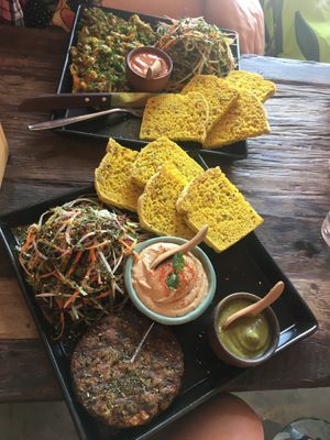 Karma vegan meal at Kunda Vegan Vegetarian in Chiang Rai