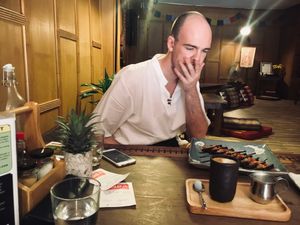 dessert at Kunda Vegan Vegetarian in Chiang Rai