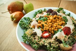 Sweet Kale Salad  at Boho Balance by Silvana Gomez in Bogota