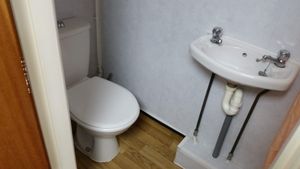 Toilet at EA Hotel in Blackpool