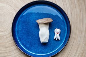 King Oyster Mushroom.  at Hot Pot Republic in Copenhagen