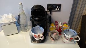 Hospitality tray at Bijou B&B in Weston-super-mare