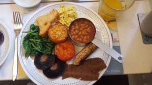 Fry up breakfast! at Bijou B&B in Weston-super-mare