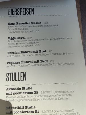 Menu at Claus Eismanufaktur & Deli in Karlsruhe
