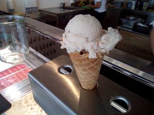 Ice cream at Claus Eismanufaktur & Deli in Karlsruhe