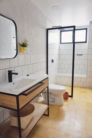 Los baños at Plantación Hotel in Jardin