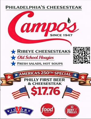 $17.76 Philly Firsts! at Campo's in Philadelphia