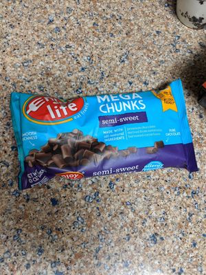 Vegan chocolate chunks for baking at Sprouts Farmers Market in Reno