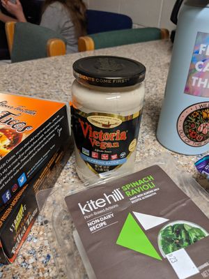 Vegan alfredo pasta sauce at Sprouts Farmers Market in Reno