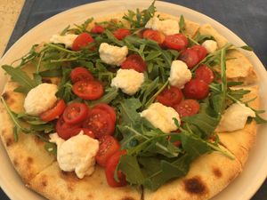 Focaccia vegan at Bahía Verde in Tenerife