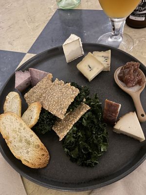Vegan cheese plate💗 at Bahía Verde in Tenerife
