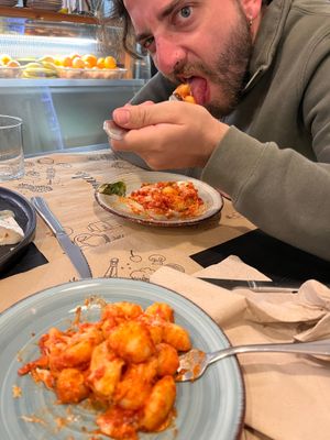 Amazing gnocci and a cute boyfriend  at Bahía Verde in Tenerife