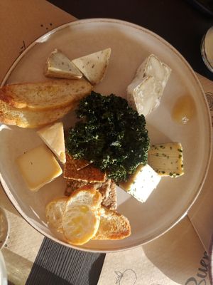 Cheese platter at Bahía Verde in Tenerife