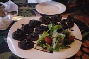 Mushroom Salad at Duke Surf Bistro in Jeju