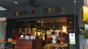 Exterior view of cafe at Double Durian - Lavender in Central Singapore