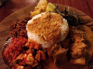 Nasi Pandang - Curry Mutton (set C) at Double Durian - Lavender in Central Singapore