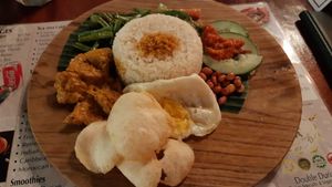 Rendang Mushroom Nasi Lemak at Double Durian - Lavender in Central Singapore