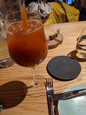 Incredible fruit juice at Culina Hortus in Lyon