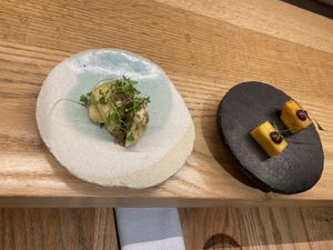 Truffle bao   at Culina Hortus in Lyon