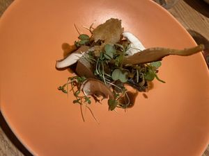 Around the mushrooms   at Culina Hortus in Lyon