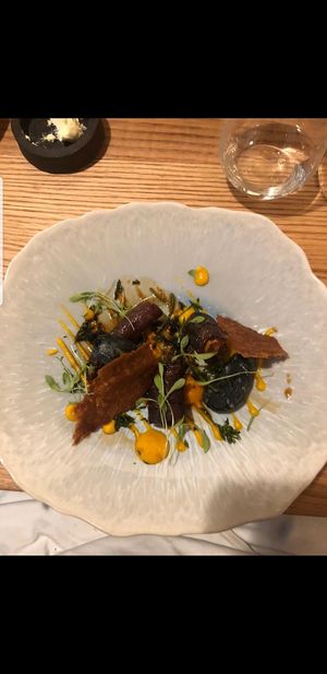 Menu noturno prato 1 at Culina Hortus in Lyon