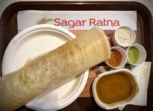Onion Masala Dosa  at Sagar Ratna - Aerocity Worldmark in New Delhi