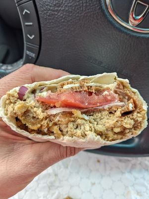 Chicken bacon wrap at Umami Gorilla in Wilkes-barre