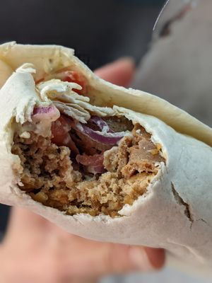 Chicken bacon wrap at Umami Gorilla in Wilkes-barre