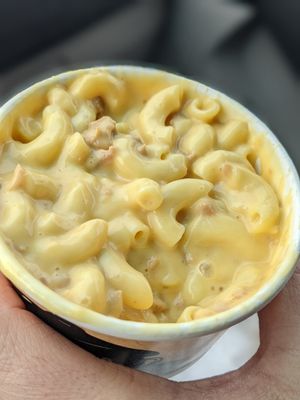 Mac n cheese w/ bacon bits at Umami Gorilla in Wilkes-barre