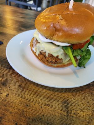 Bacon Chicken Vegan Burger at Umami Gorilla in Wilkes-barre