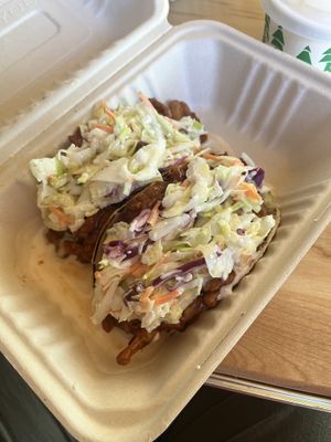 Bbq pulled pork tacos   at Umami Gorilla in Wilkes-barre