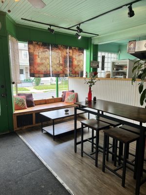 Inside front door area  at Umami Gorilla in Wilkes-barre