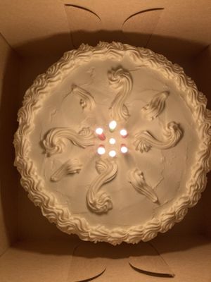 Amazing ice cream birthday cake. Must preorder at least 1 week in advance   at Umami Gorilla in Wilkes-barre