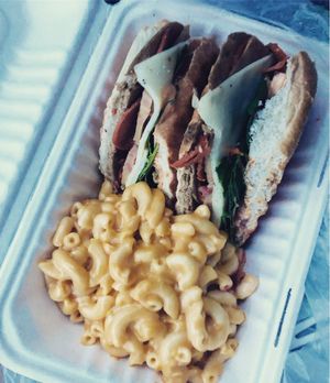 Panini & mac & cheese at Umami Gorilla in Wilkes-barre