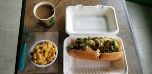 Great cheese steak and mac & cheese at Umami Gorilla in Wilkes-barre