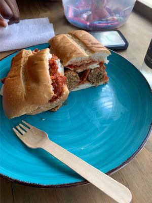 Meatball sub at Umami Gorilla in Wilkes-barre