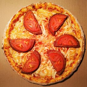 Cutlet pizza by Slice pizza.
Котлетная пицца от СЛАЙС пиццы. at The Slice Pizza in Moscow