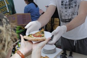 Держи кусочек! at The Slice Pizza in Moscow