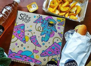 Мини-наборчик на одного голодного вегана!) at The Slice Pizza in Moscow