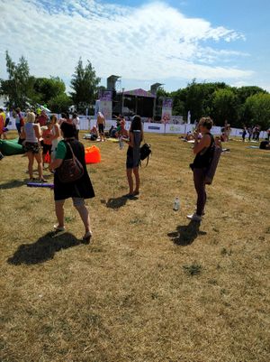 International Yoga Day, 2019 in Tsaritsyno
Международный День Йоги 2019 в Царицыно at The Slice Pizza in Moscow