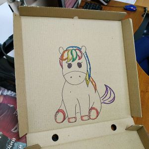 It was a pony)
А это была пони) at The Slice Pizza in Moscow