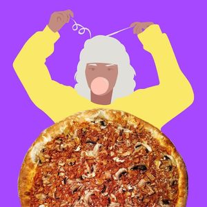 Slice pizza Russia testing a new pizza Buckwheat.
Тестируем новую пиццу с гречкой в СЛАЙС пицце at The Slice Pizza in Moscow