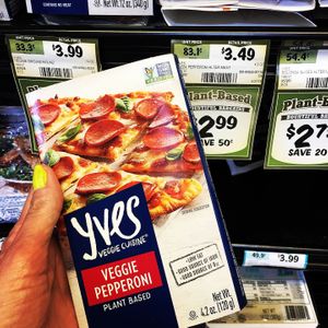 Vegan pepperoni at Sprouts Farmers Market - Irwin St in San Rafael