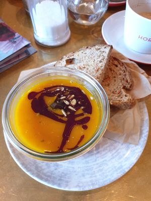 Kürbissuppe at Wilma Wunder in Dresden