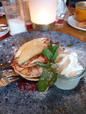 Pancakes (vegetarisch) at Wilma Wunder in Dresden