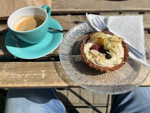 Vegan tartalete  at Nejen Kafe in Mlada Boleslav