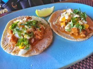 Chicharron Prensado at Charly's Vegan Tacos in Miami